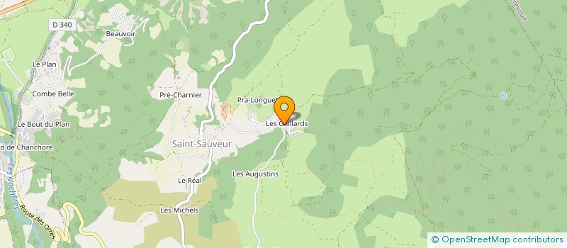 localisation de l'entreprise MADAME CECILE CEZANNE  SAINT-SAUVEUR