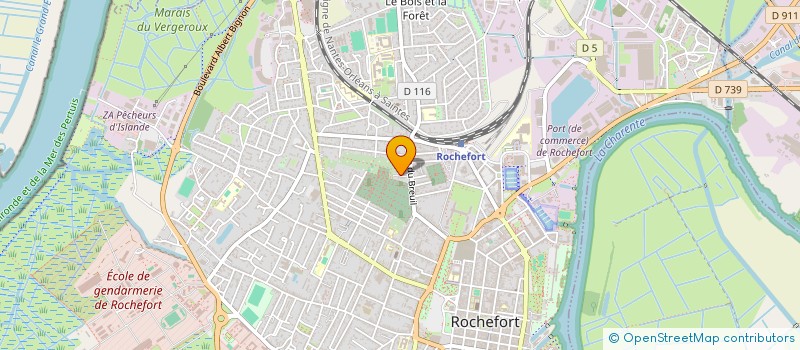 localisation de l'entreprise MADAME CECILE CHABOT  ROCHEFORT