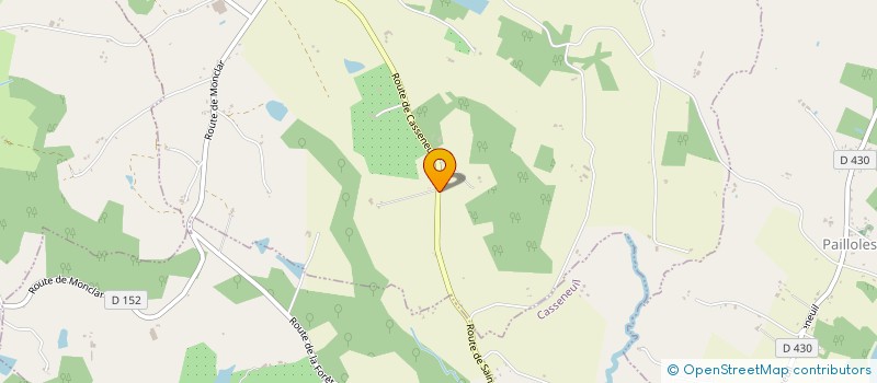 localisation de l'entreprise MADAME CECILE CHABRIE  SAINT-PASTOUR