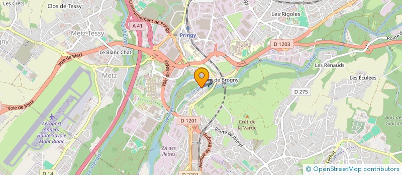 localisation de l'entreprise MADAME CECILE CHAMBEFORT  ANNECY