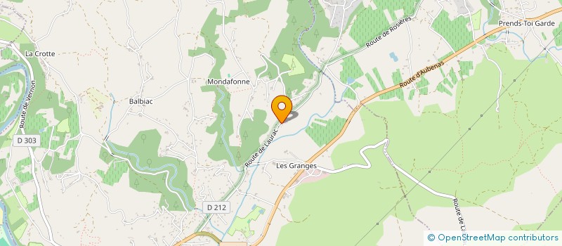 localisation de l'entreprise MADAME CECILE CHAMBERLAND  ROSIERES