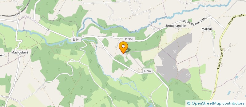 localisation de l'entreprise MADAME CECILE CHAMBON  SAINT-ADJUTORY