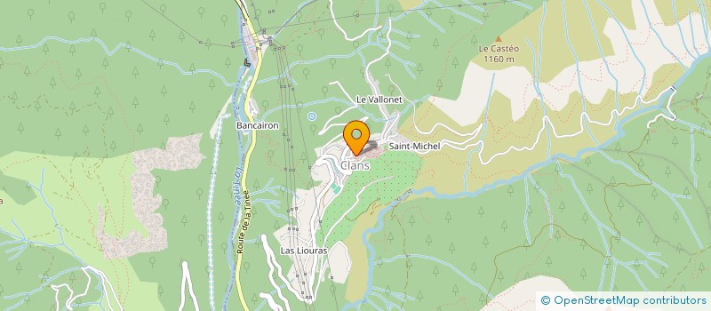 localisation de l'entreprise MADAME CECILE CHAMPOUSSIN  CLANS