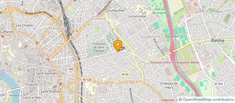 localisation de l'entreprise MADAME CECILE CHANCLU  TOULOUSE