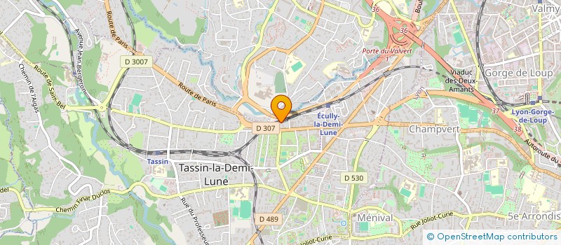 localisation de l'entreprise MADAME CECILE CHAPEL  TASSIN-LA-DEMI-LUNE