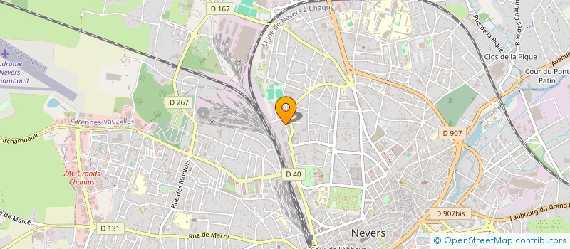 localisation de l'entreprise MADAME CECILE CHARBONNIER à NEVERS
