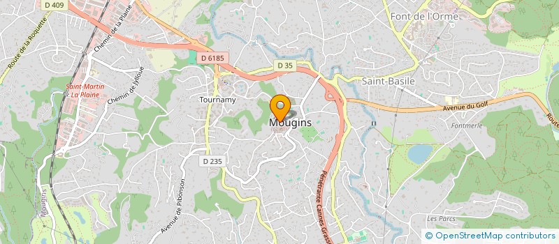 localisation de l'entreprise MADAME CECILE CHARRAT à MOUGINS