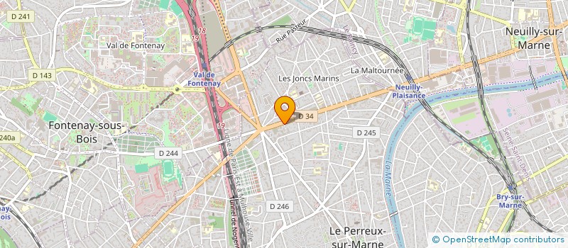 localisation de l'entreprise MADAME CECILE CHARRE  BROU-SUR-CHANTEREINE