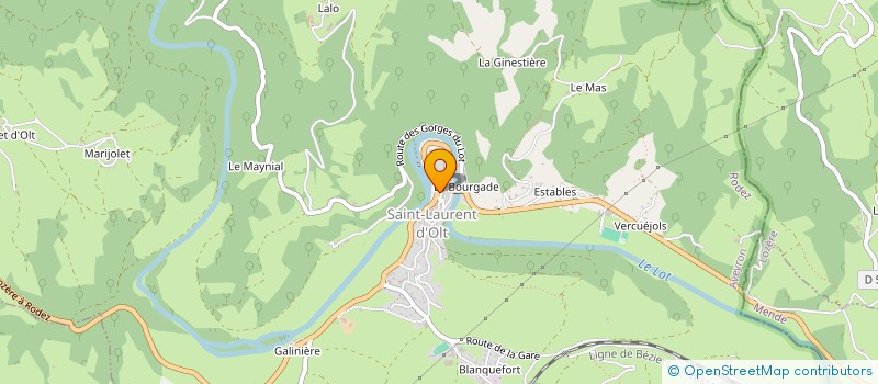 localisation de l'entreprise MADAME CECILE CHASSALY à SAINT-SATURNIN-DE-LENNE