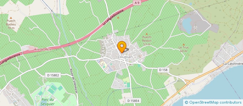 localisation de l'entreprise MADAME CECILE CHATARD  LE CAILAR