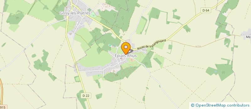 localisation de l'entreprise MADAME CECILE CHATEL  EPIAIS-RHUS