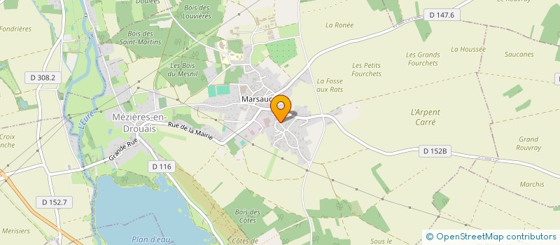localisation de l'entreprise MADAME CECILE CHATRON à MEZIERES-EN-DROUAIS