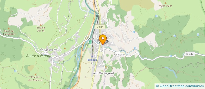 localisation de l'entreprise MADAME CECILE CHAUDRUC  BEDOUS