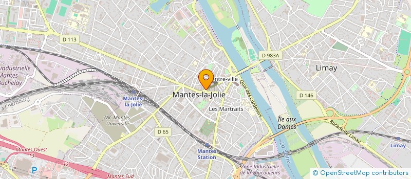 localisation de l'entreprise MADAME CECILE CHAUVIN  MANTES-LA-JOLIE