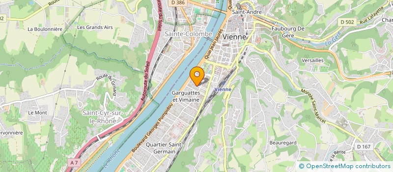 localisation de l'entreprise MADAME CECILE CHAVAS  VIENNE