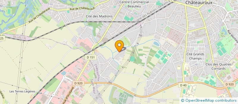 localisation de l'entreprise MADAME CECILE CHENET à CHATEAUROUX