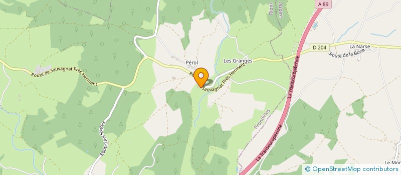 localisation de l'entreprise MADAME CECILE CHERIOT  PRONDINES