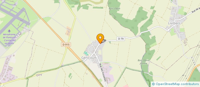 localisation de l'entreprise MADAME CECILE CHERMANNE  GENICOURT