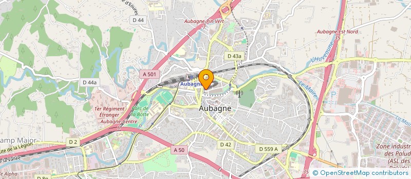localisation de l'entreprise MADAME CECILE CHETAILLE  AUBAGNE