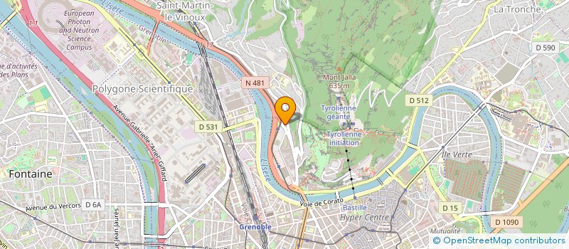 localisation de l'entreprise MADAME CECILE CHEVALLIER  GRENOBLE