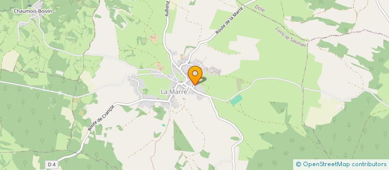 localisation de l'entreprise MADAME CECILE CHEVASSU  LA MARRE