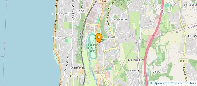 localisation de l'entreprise MADAME CECILE CHEVRON  AIX-LES-BAINS