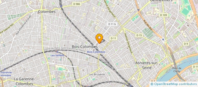 localisation de l'entreprise MADAME CECILE CHEYNEL à BOIS-COLOMBES