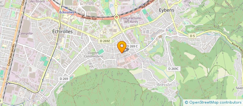 localisation de l'entreprise MADAME CECILE CHIAPELLO  ECHIROLLES