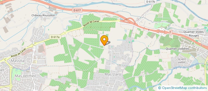 localisation de l'entreprise MADAME CECILE CHIAVOLA  PERPIGNAN