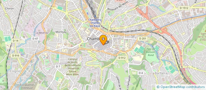 localisation de l'entreprise MADAME CECILE CHIFFLOT  CHAMBERY