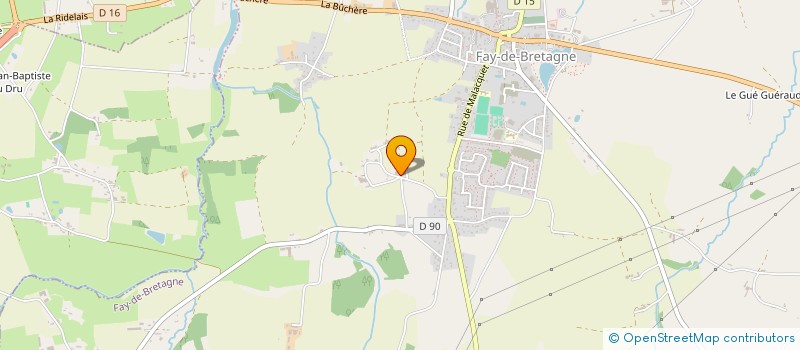 localisation de l'entreprise MADAME CECILE CHOBLET  FAY-DE-BRETAGNE