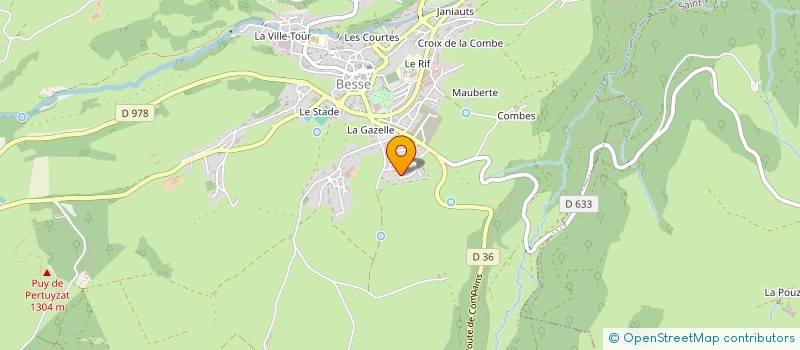 localisation de l'entreprise MADAME CECILE CHOMETTE  BESSE-ET-SAINT-ANASTAISE