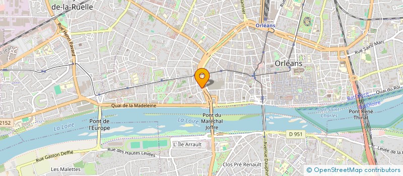 localisation de l'entreprise MADAME CECILE CHRISTIEN à ORLEANS