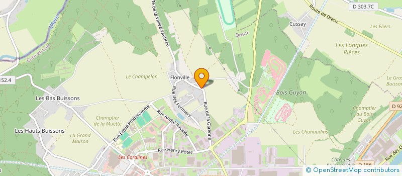 localisation de l'entreprise MADAME CECILE CLADY à DREUX
