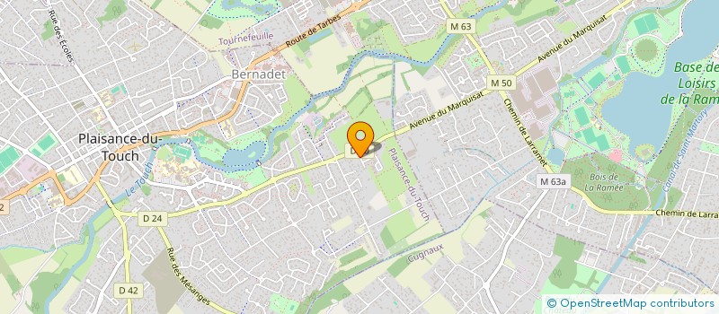 localisation de l'entreprise MADAME CECILE CLAESSENS  PLAISANCE-DU-TOUCH