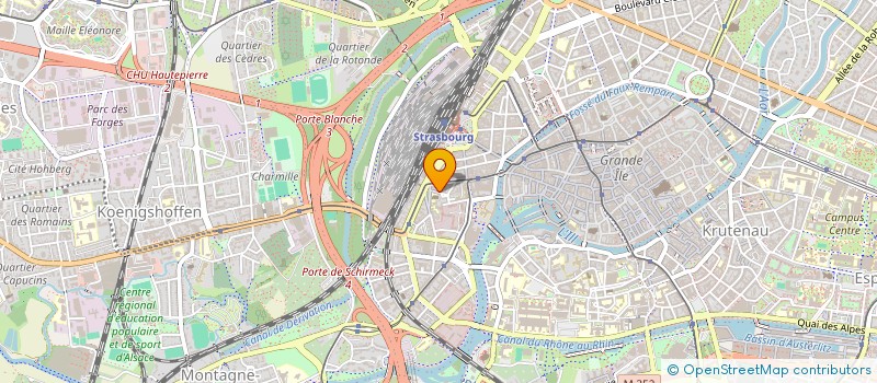 localisation de l'entreprise MADAME CECILE CLAUS à STRASBOURG