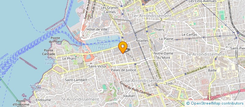 localisation de l'entreprise MADAME CECILE CLAVEAU à MARSEILLE 1ER