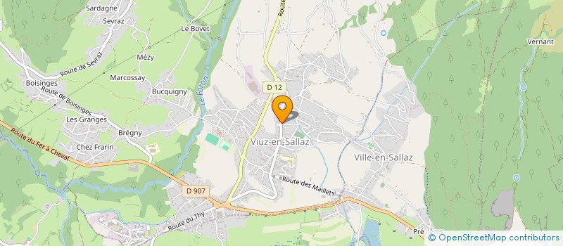 localisation de l'entreprise MADAME CECILE CLAVEL  VIUZ-EN-SALLAZ