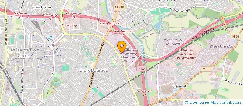 localisation de l'entreprise MADAME CECILE CLAVIER à TOULOUSE