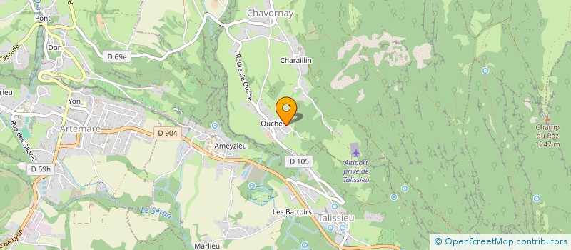 localisation de l'entreprise MADAME CECILE CLERC à ARVIERE-EN-VALROMEY