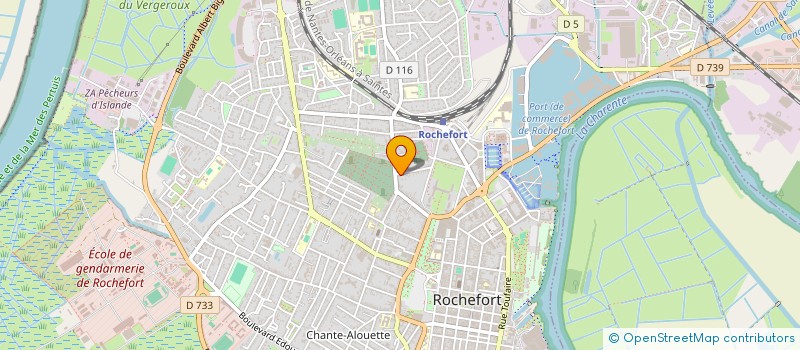 localisation de l'entreprise MADAME CECILE CLOAREC  ROCHEFORT