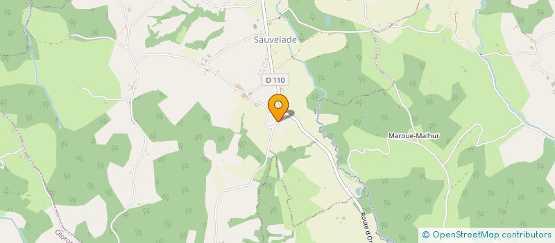 localisation de l'entreprise MADAME CECILE CLOUET  SAUVELADE