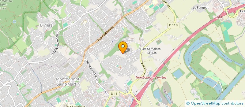 localisation de l'entreprise MADAME CECILE COCO  MONTBONNOT-SAINT-MARTIN