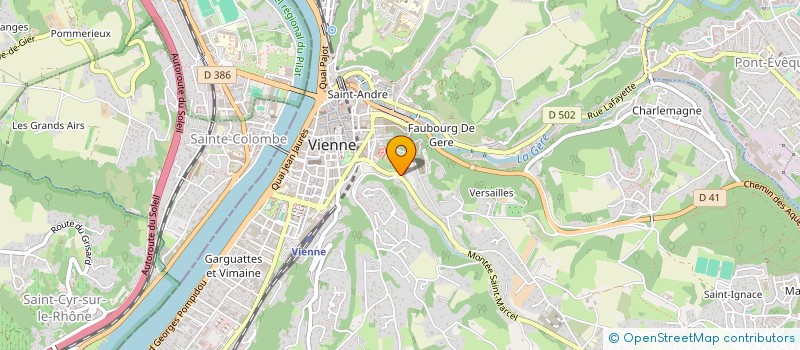localisation de l'entreprise MADAME CECILE CODURI à VIENNE