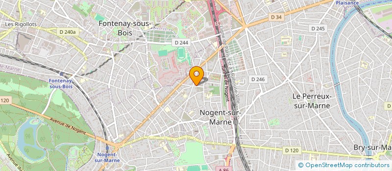 localisation de l'entreprise MADAME CECILE COHEN  NOGENT-SUR-MARNE