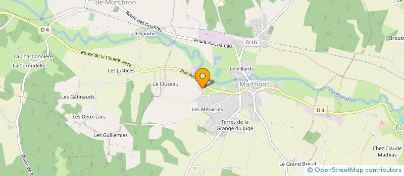 localisation de l'entreprise MADAME CECILE COITEUX  MARTHON