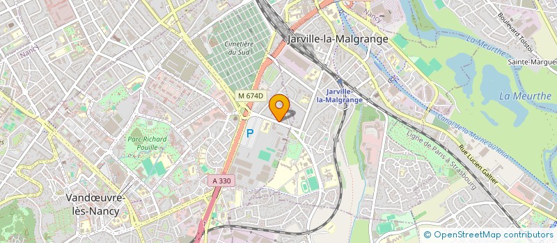 localisation de l'entreprise MADAME CECILE COLLIN  VANDUVRE-LES-NANCY