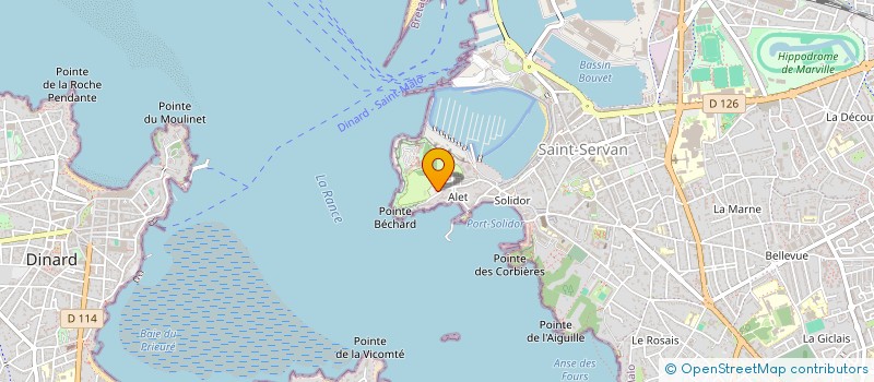 localisation de l'entreprise MADAME CECILE COLLYER à SAINT-MALO