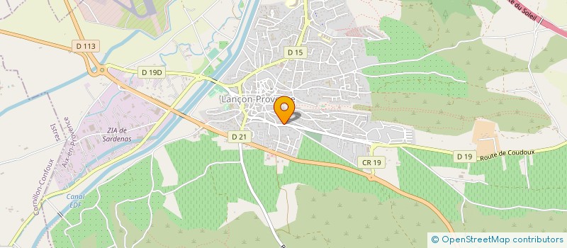 localisation de l'entreprise MADAME CECILE COMES  LANCON-PROVENCE