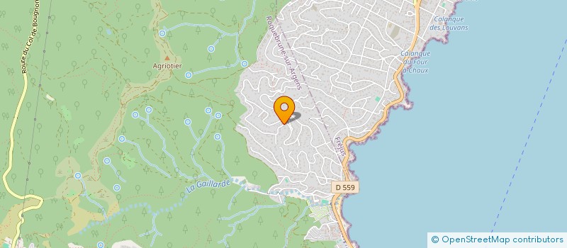 localisation de l'entreprise MADAME CECILE COMMELIN  ROQUEBRUNE-SUR-ARGENS